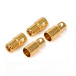 Ace gold connector 6.0mm (2 pairs)