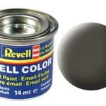 Paint enamel matt green grey revell