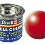 Paint enamel silk fluor red revell