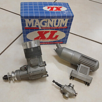 Magnum XL 120AR motor w/muffler