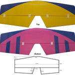 Stabilizer covered (yell/blue/pink) sls