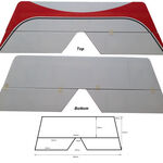 Stabilizer covered (red/wh) m sls