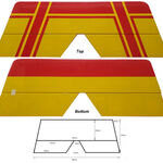 Stabilizer covered (yellow/red) m sls