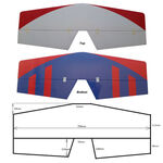 Stabilizer covered (yell/blu/pink) l sls