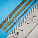 Brass l channel alb 1.5x1mm