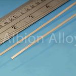 Phosphor bronze strip alb 1x0.135mm