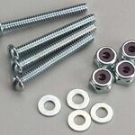 Bolt set w/lock nuts dub 2-56x0.50 (4)