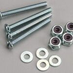 Bolt set w/lock nuts dub 4-40x0.50 (4)