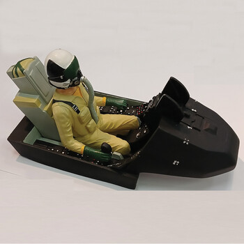 Cockpit fej typical f16 incl. pilot 1/7