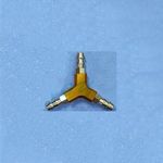 fuel y-joint haoye 2.3x5x12 mm (gold)