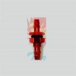 Tank fitting alu hao 4x8x24mm (red)