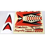 Decal sticker set joysway dragonfly v3