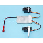 Receiver & 2x9g servo joysw (carib yacht