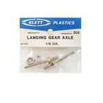 Landing gear axle kl 1/8 ss (2) sls