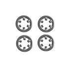 Retainer m6 (push-on fix) uncapped (4)