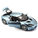 Diecast burago lotus evor(silv-blue)1:24