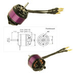 Motor hacker (micro) 1300kv 12-pole