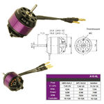 Motor hacker (micro) 1700kv (2 cell) por