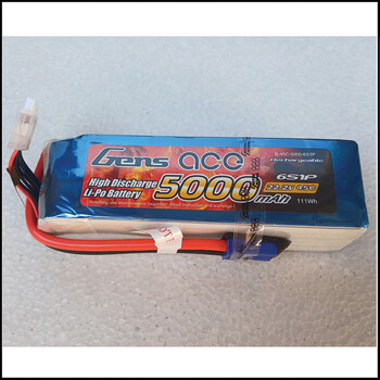 Battery ga lipo 6s 22.2v5000 45c