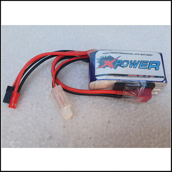 Battery xp lipo 6.6v1300mah 20c