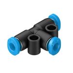 Festo push-in t-connector 3mm pipe sls