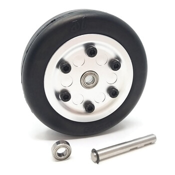 Wheel jph 55mm w/4mm axle por