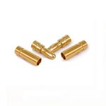 Ace gold connector 2.5mm (2 pairs)