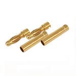 Ace gold connector 4.0mm (2 pairs)