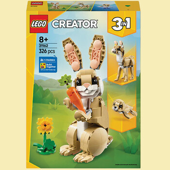 Cute bunny lego creator 3in1