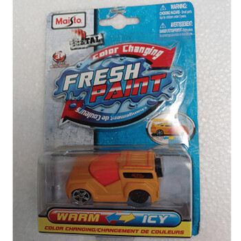 Diecast fresh paint jeep orange