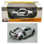 Diecast maisto audi r8 gt pc(silver)1:18