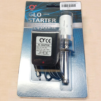 Glow starter my w/charger & batt 2500mah