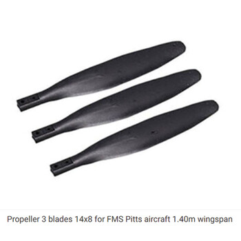 Propeller fms 14x8 3blade pitts 1.4m sls