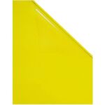 Self adh trans foil yellow 0.1x194x320mm