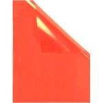 Self adh trans foil orange 0.1x194x320mm