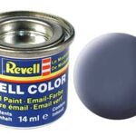 Paint enamel matt grey revell
