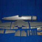 Kit carf f4u-1d corsair \(silver\) p/wings