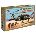 Kit plastic m/c uh-60l blackhawkmed 1.48