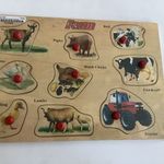 Puzzle nails farm animals & tractor slw