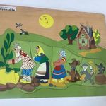 Puzzle raised farm family slw