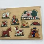 Puzzle nails farm animals slw