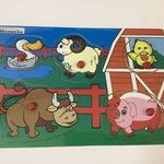 Puzzle nails farm animals slw