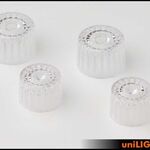 Light caps round ul for 19&22mm lights