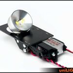 30mm drop-out spot light ul 8wx2 white