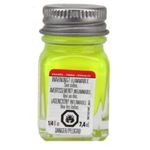 Enamel paint testors fluorescent yellow