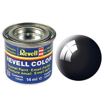 Paint enamel gloss black revell 32107sls