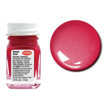 Enamel paint testors metallic red 1152
