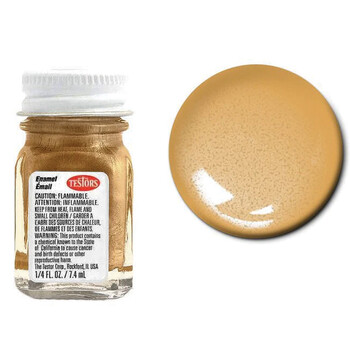 Enamel paint testors metallic gold 1144