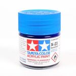 Paint x-23 clear blue acrylic