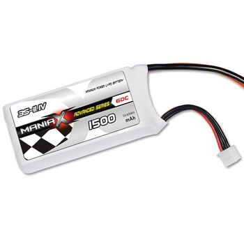 Batt maniax 3s 1500 60c (xt-60)